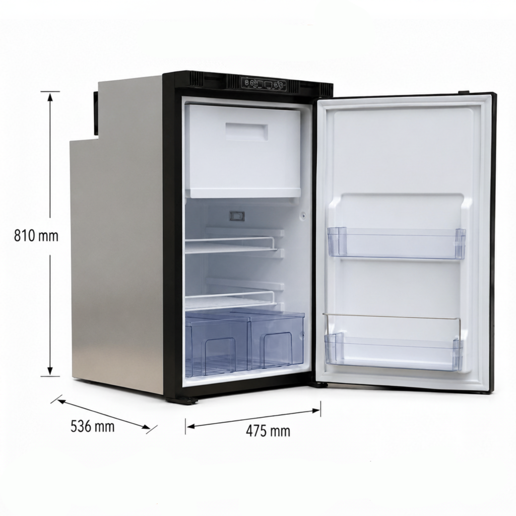 EuroVan 105L - 12V compressor fridge for campervans and motorhomes