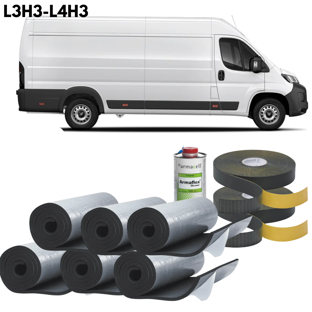 Armaflex AF insulation kit for a large L3H3 van – rolls, tape and cleaner