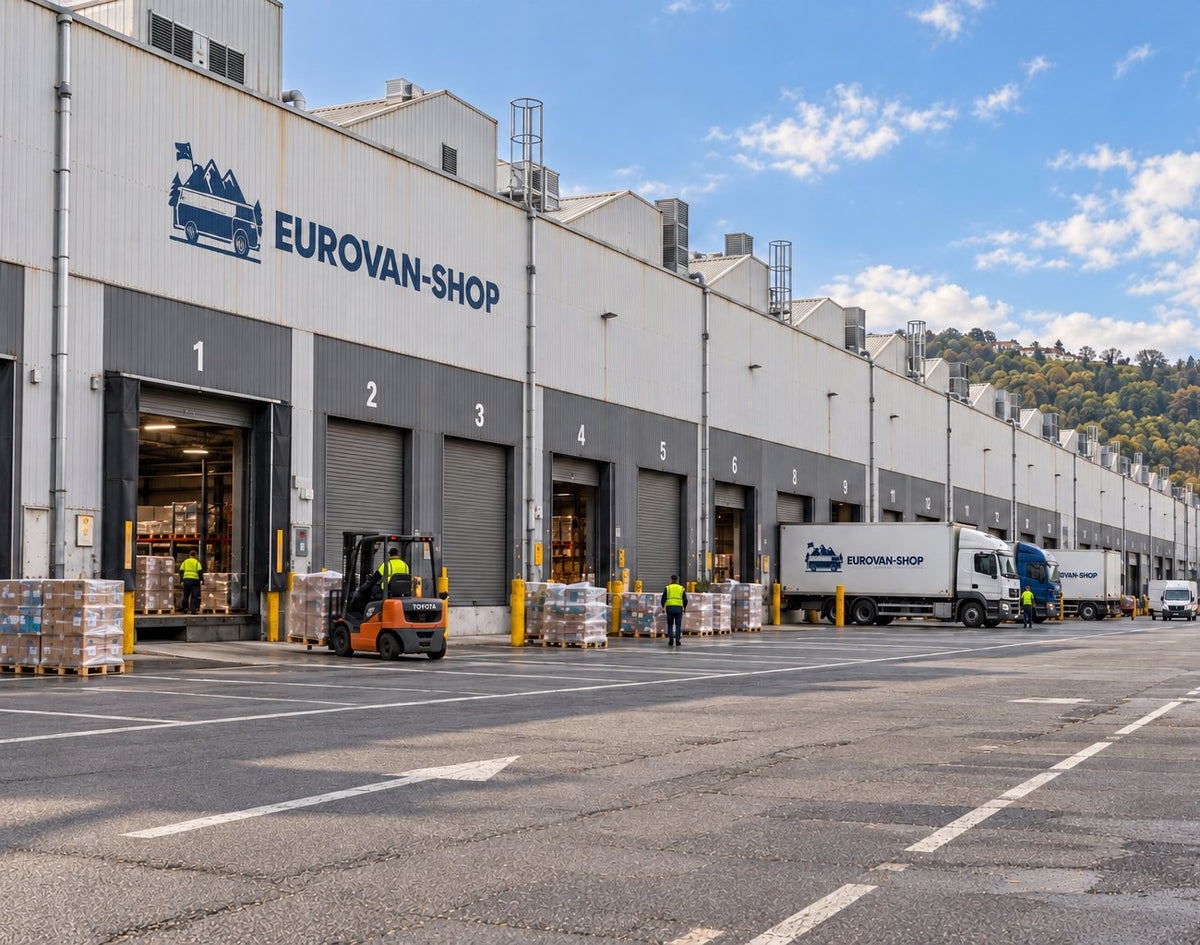 Eurovan-shop – warehouse and shipping