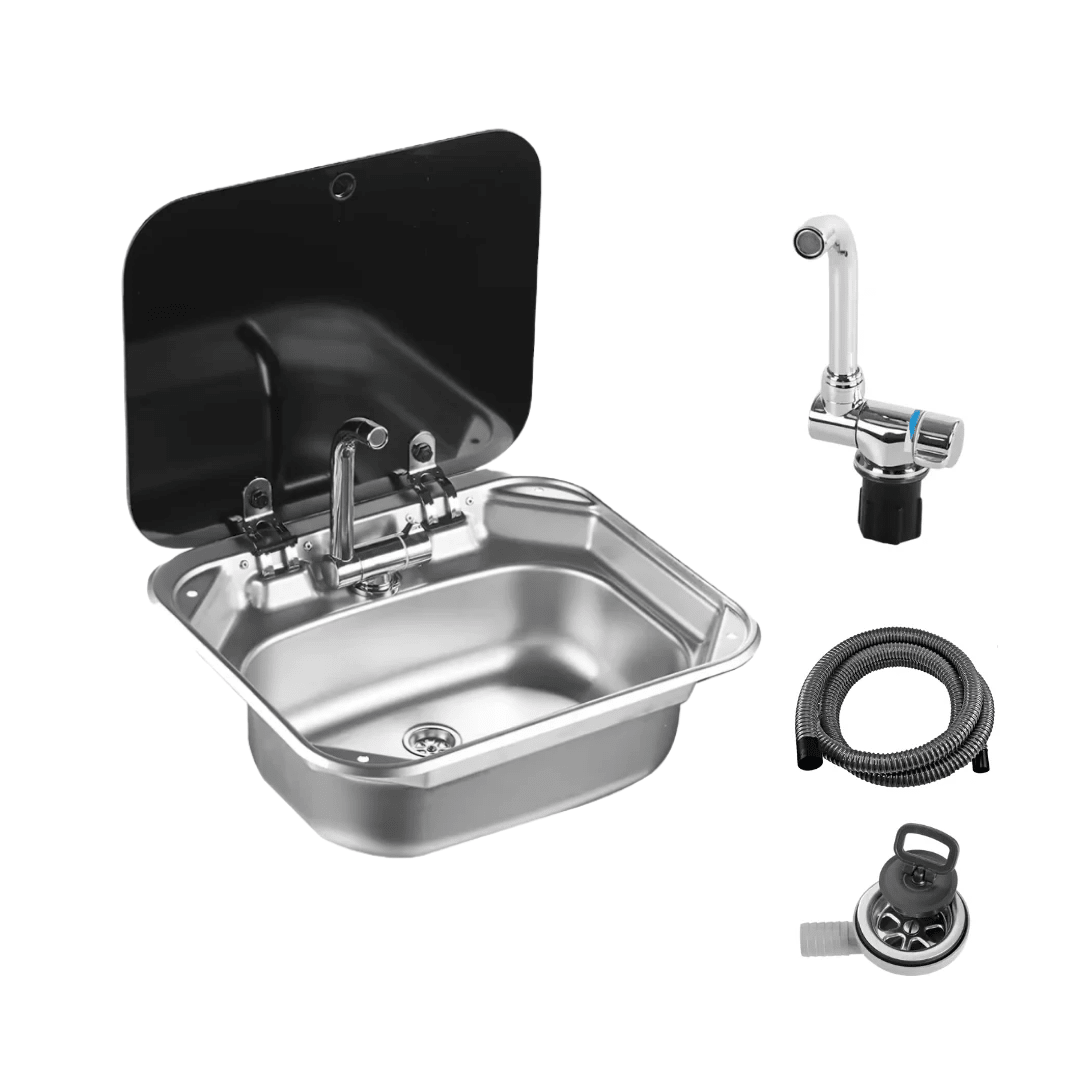 Stainless Steel Sink 40x35 with tap