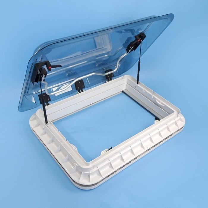 PANORAMA LED 50 x 70 GREY skylight, light grey tinted glazing, open