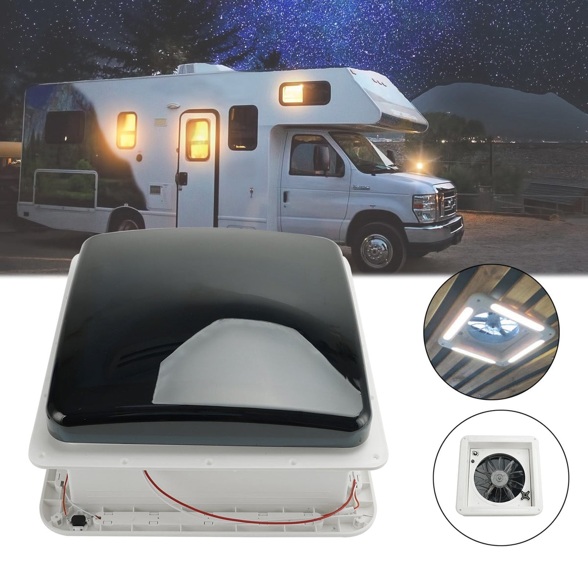 Lanterneau Ventilateur VANLIFE 36x36 - Vanlife - Store