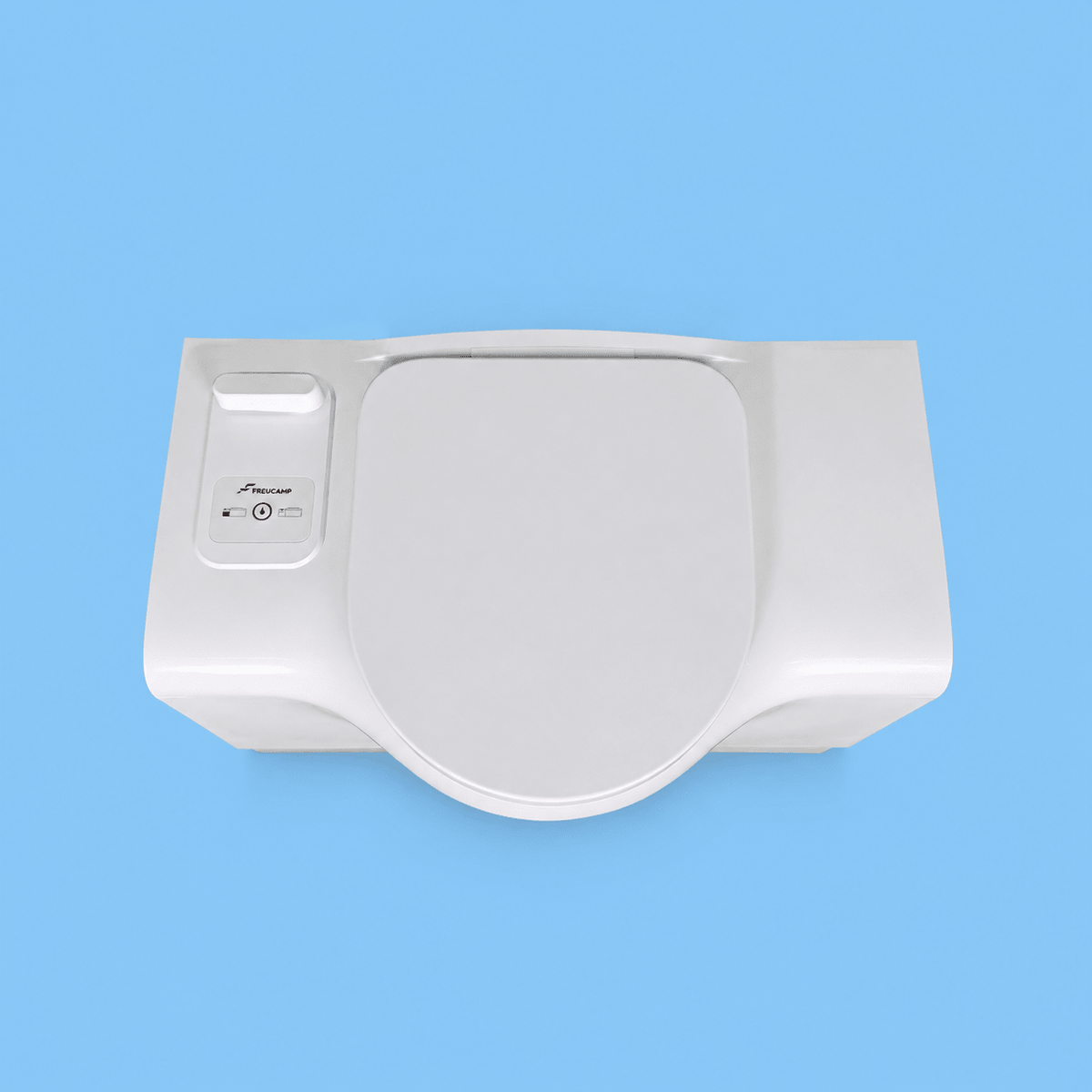W5001 bench cassette toilet - 20 L wheeled cassette - EuroVan-shop