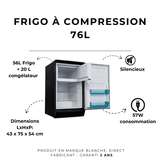 12V compression refrigerator Dual - direction opening - EuroVan - shop