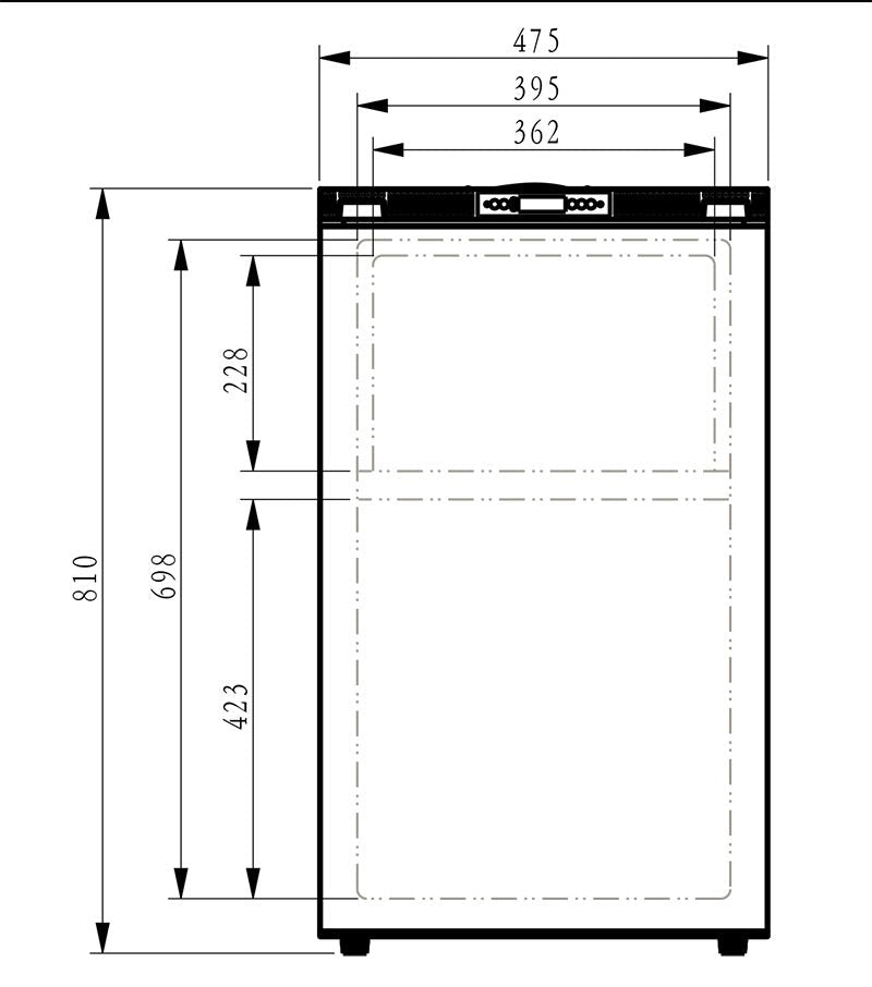 VanCool 105L - 12V compressor fridge for campervans and motorhomes