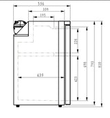 VanCool 105L - 12V compressor fridge for campervans and motorhomes