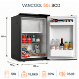 VanCool 50L BCD - 12V compressor fridge for campervans and motorhomes