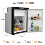 VanCool 60L DCR - 12V compressor fridge for campervans and motorhomes