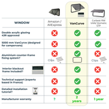 VanCurve - push window for campervans