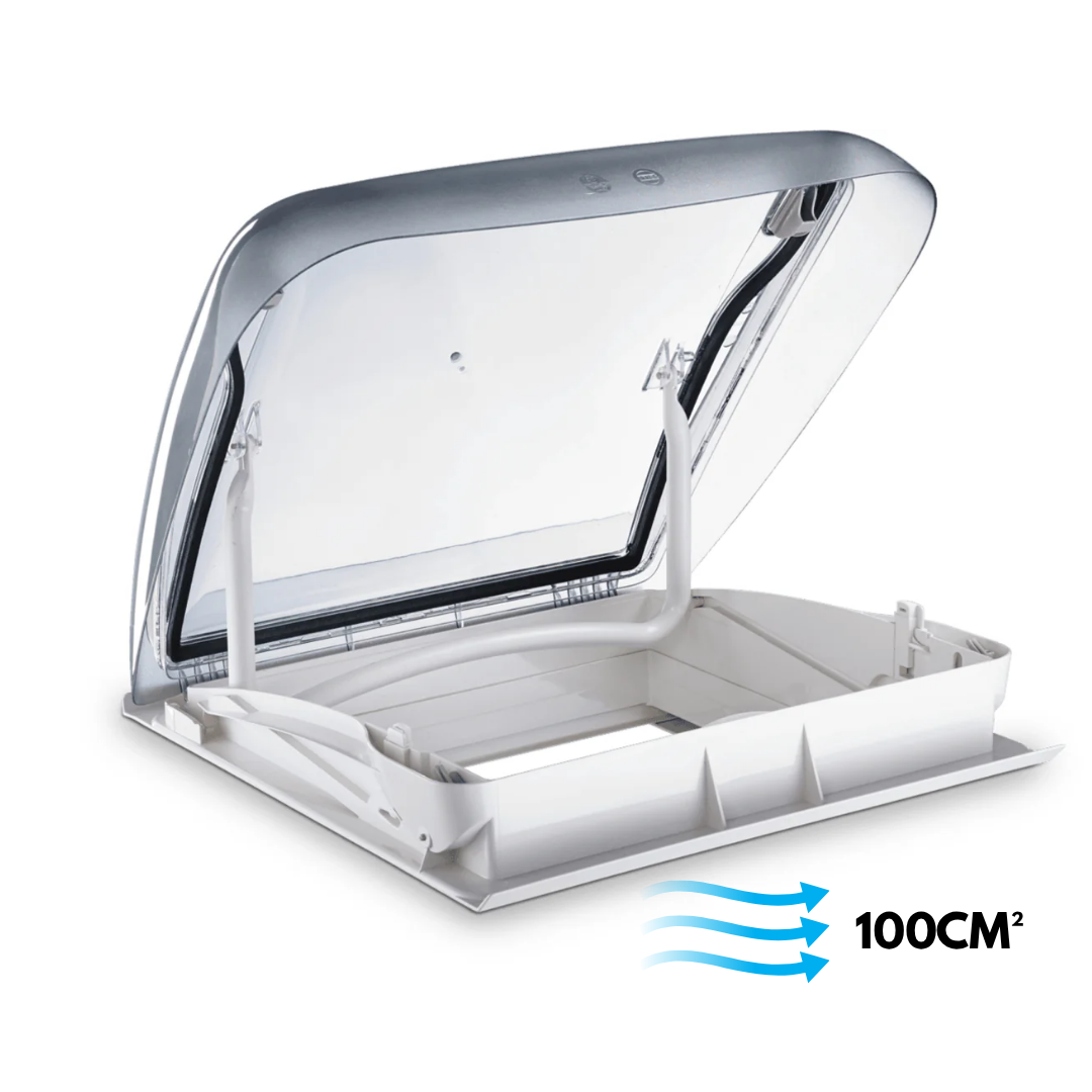 STYLE 40x40 - Roof window for motorhomes and campervans (with 100cm² permanent ventilation)