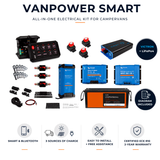 VANPOWER SMART - Campervan Electrical Kit (with wiring diagram)