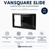 VanSlide Square - Con persiana y mosquitera