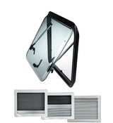 Baie / fenetre camping car et van aménagé - avec store et moustiquaire - double vitrage acrylique (VASP 43R) - Vanlife Store