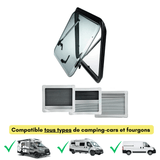 Baie VanLight - Fenêtre pour camping - cars et vans aménagés - Vanlife - Store