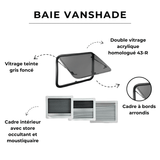 Baie VanShade - Avec Store et moustiquaire - Vanlife - Store
