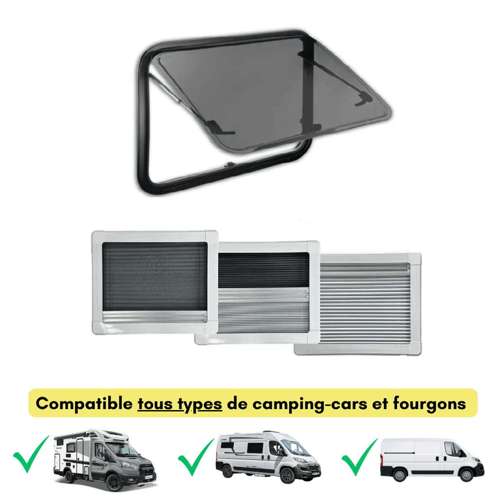 Baie VanShade - Avec Store et moustiquaire - Vanlife - Store