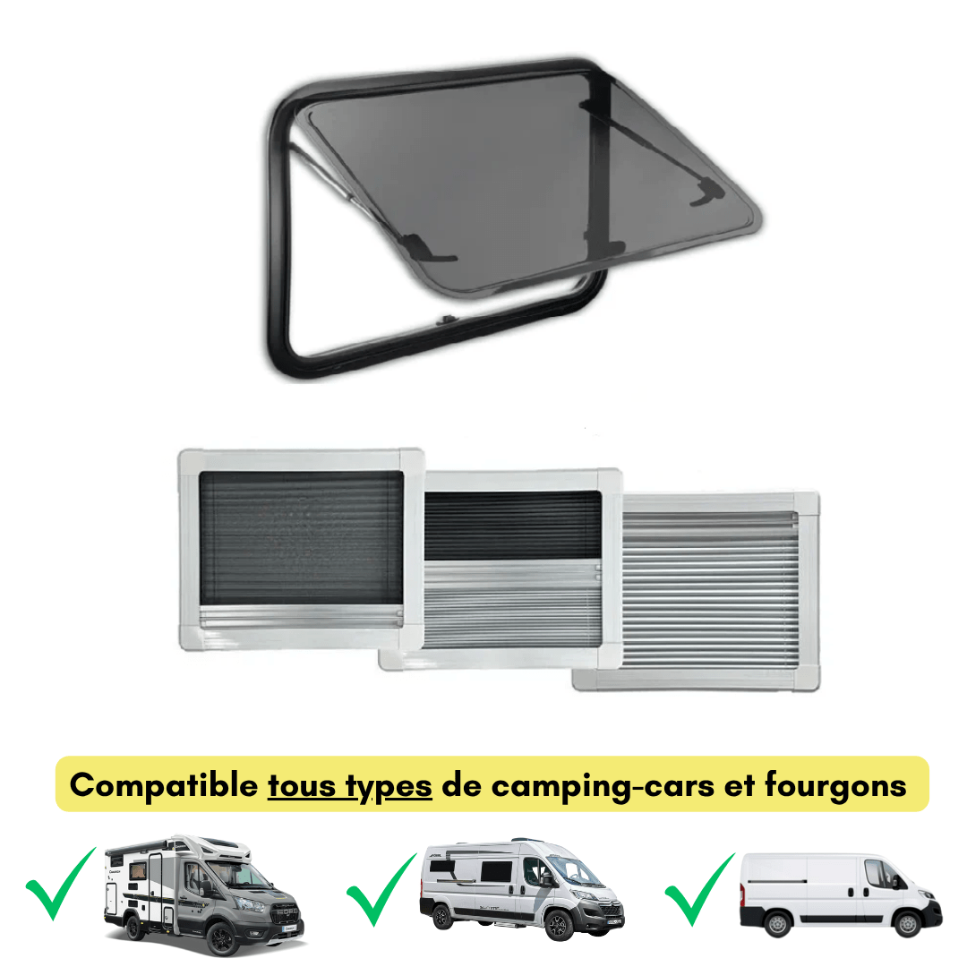 Baie VanShade - Avec Store et moustiquaire - Vanlife - Store