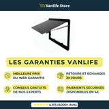 Baie VanSquare - Fenêtre spéciale camping - cars et vans aménagés - Vanlife - Store