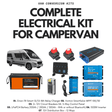 COMPLETE ELECTRICAL KIT FOR CONVERTED VAN (With diagram) - EuroVan - shop