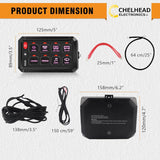 Connected distribution box/switch panel kit – specially designed for motorhomes and campervans - EuroVan - shop