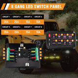 Connected distribution box/switch panel kit – specially designed for motorhomes and campervans - EuroVan - shop