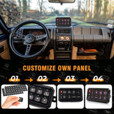 Connected distribution box/switch panel kit – specially designed for motorhomes and campervans - EuroVan - shop