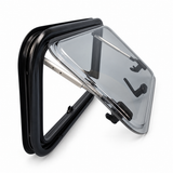 VanLight open exterior view, light-grey tinted glazing