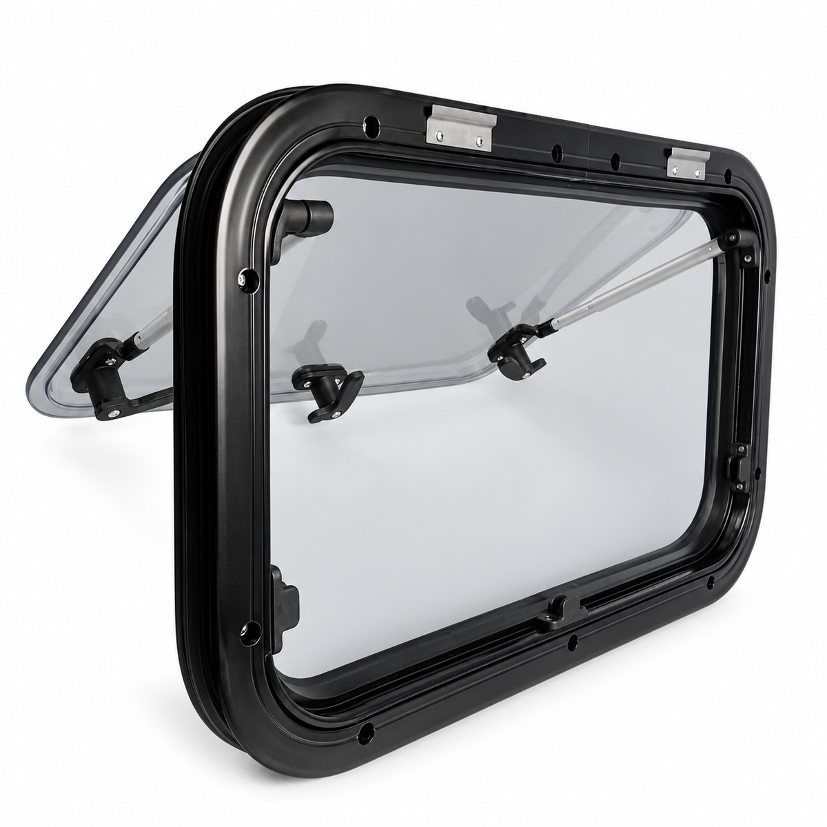 VanLight open interior view, light-grey tinted glazing