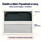 VanLight interior frame with blackout blind and fly screen