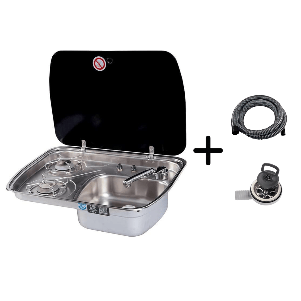 Evier Inox - Combiné 2 feux - Vanlife - Store