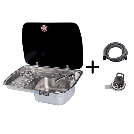 Evier Inox - Combiné 2 feux - Vanlife - Store
