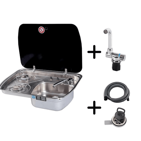 Evier Inox - Combiné 2 feux - Vanlife - Store