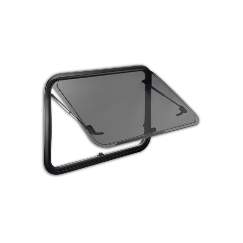 Fenêtre et baie pour camping car et vans aménagés - Baie projetable en double vitrage acrylique - Vanlife - Store