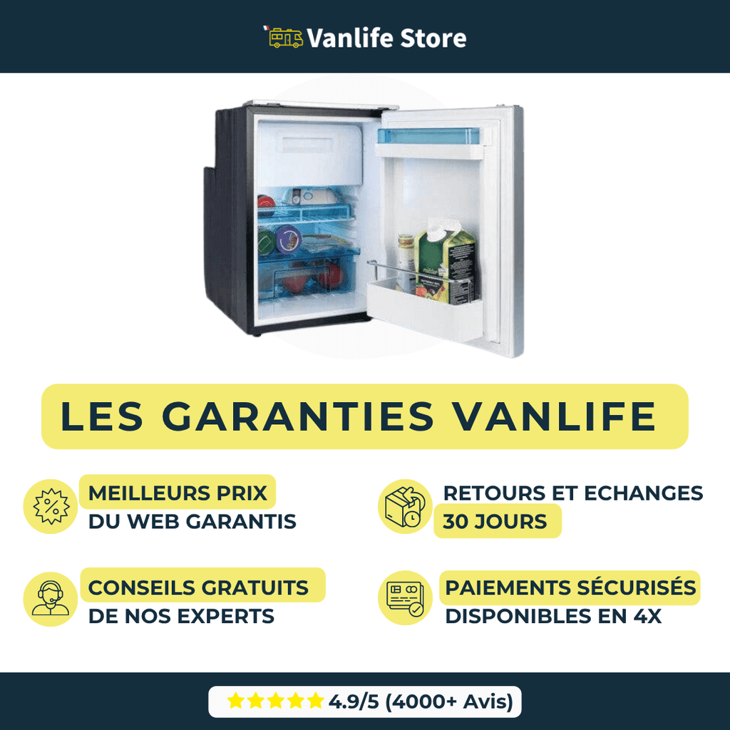 Frigo 12v à compression spécial camping - car et bateaux - 50L / 85L - Vanlife - Store