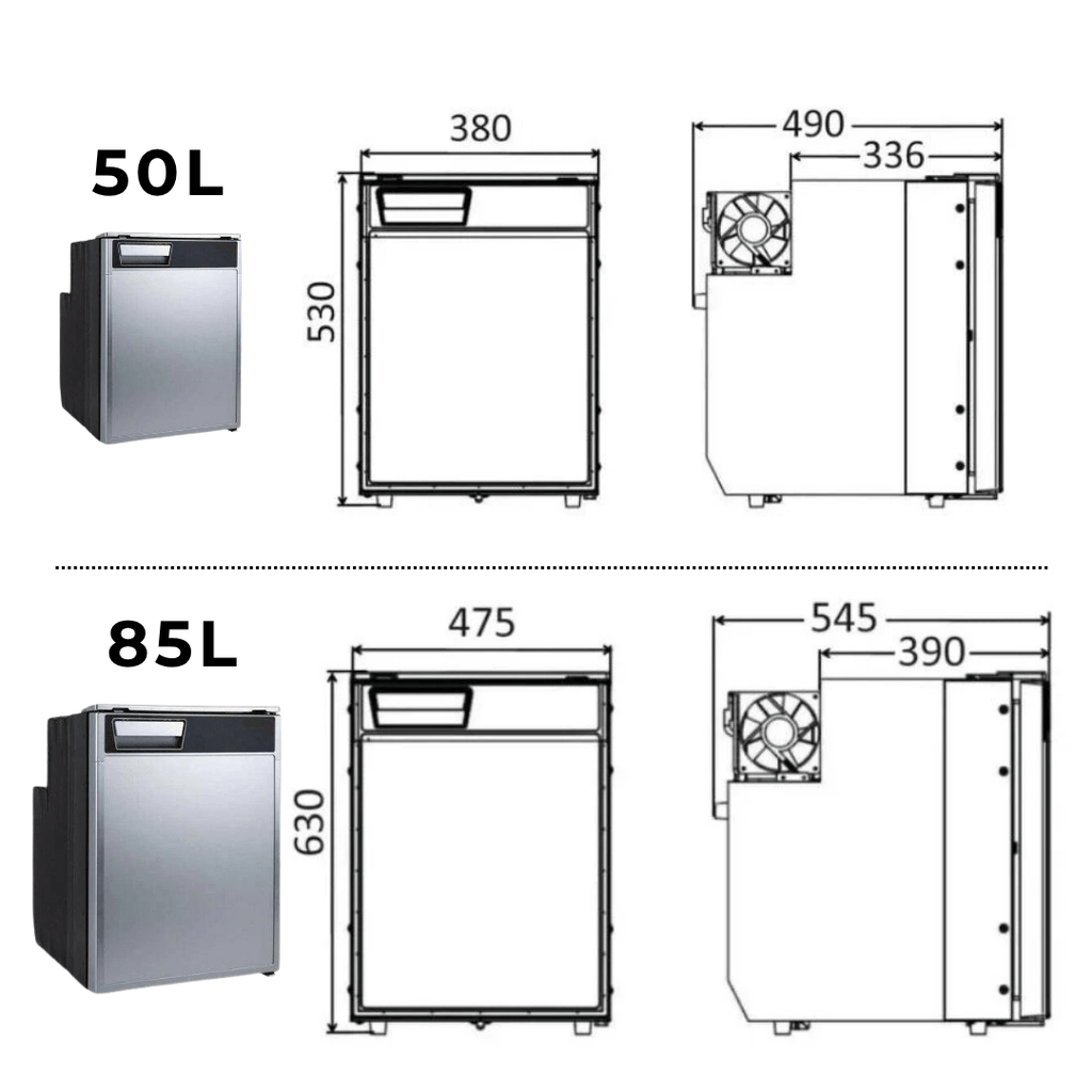 Frigo 12v à compression VanCool - spécial camping - cars - 50L / 85L - Vanlife - Store