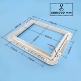 PANORAMA LED 50 x 70 skylight - inner frame dimensions, 500 x 700 mm cut-out