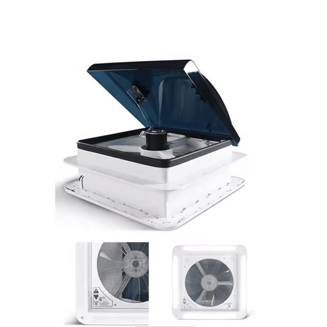 Lanterneau Ventilateur 340×340 6 vitesses et LED - Vanlife - Store