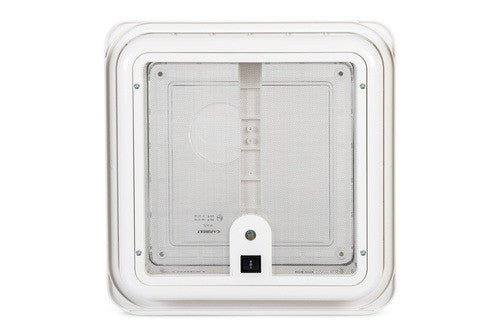 Lanterneau - ventilateur Extra - plat - 32x32 - Avec aération permanente - Vanlife - Store