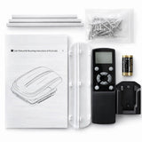 VANVENT box contents - remote, batteries, fixings and manual - EuroVan-shop