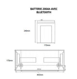 Lithium battery - Special for converted vans and motorhomes - LiFePo4 + Bluetooth + Self - heating - EuroVan - shop