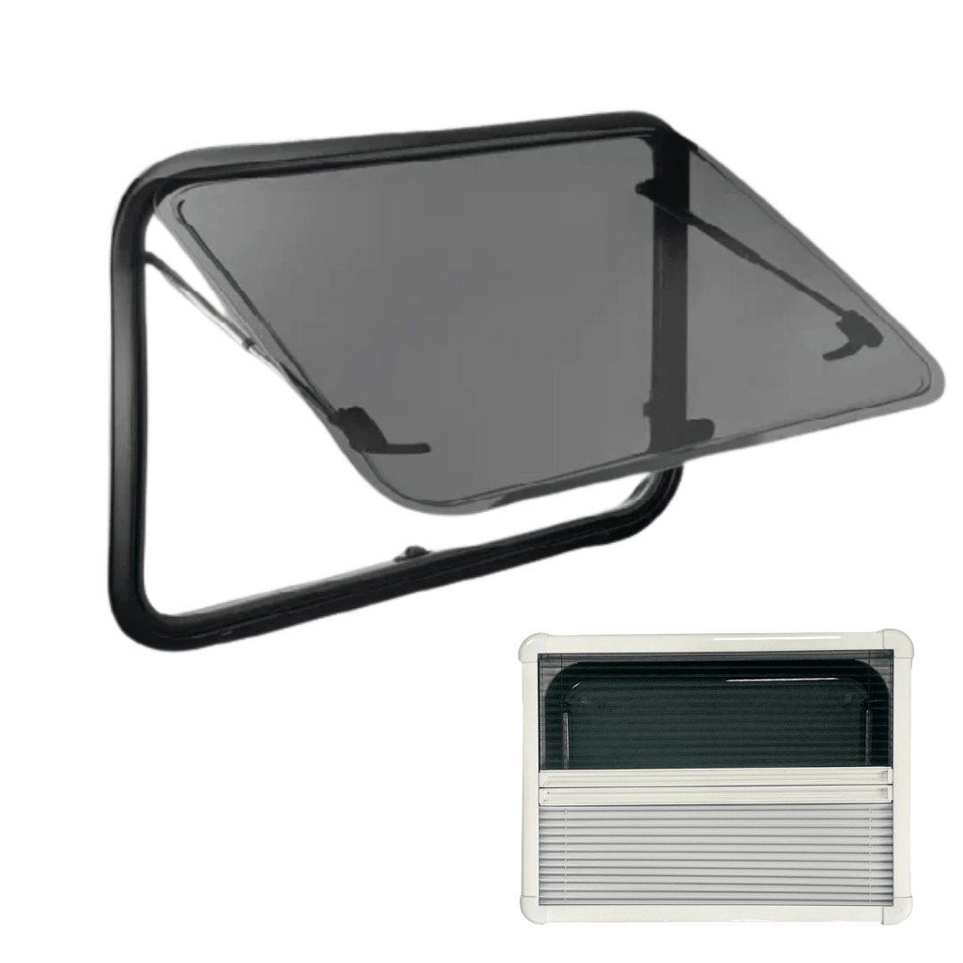 NORDVAN VanCurve campervan acrylic window with blind and mosquito net