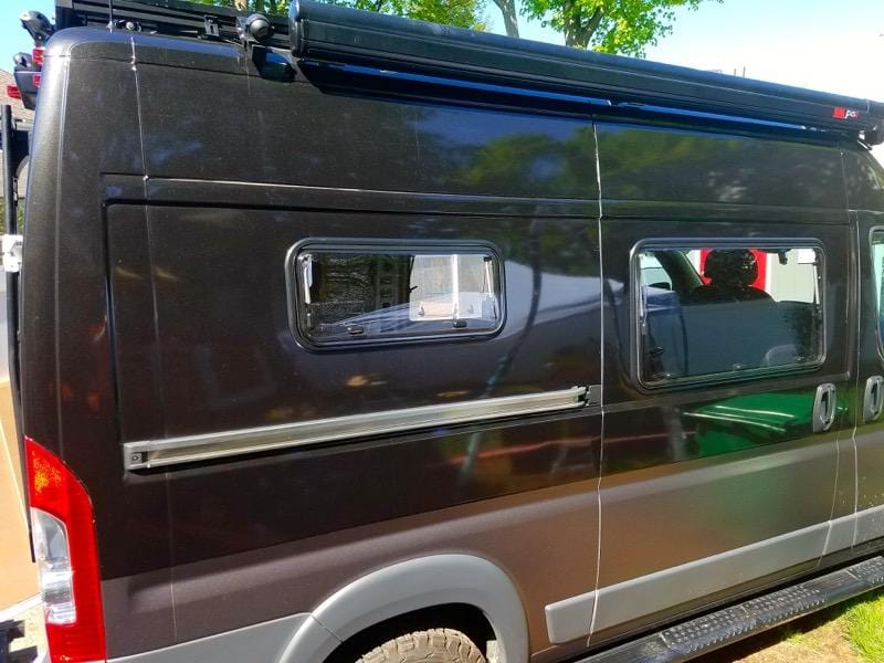 NORDVAN VanLight window for campervans and motorhomes with blind and mosquito net