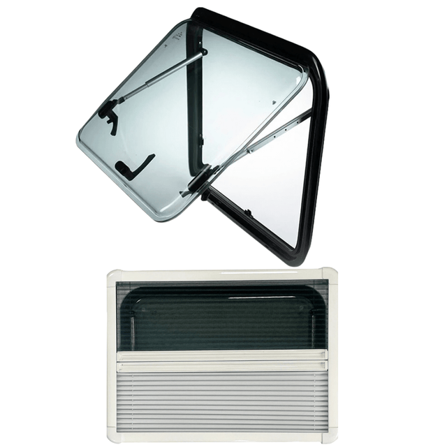 NORDVAN VanLight window for campervans and motorhomes with blind and mosquito net