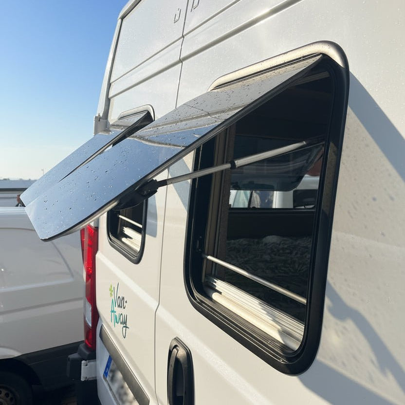 NORDVAN VanShade window for campervans and motorhomes rear door fitment dimensions L2H2 to L4H3