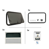 NORDVAN VanShade window for campervans and motorhomes rear door fitment dimensions L2H2 to L4H3