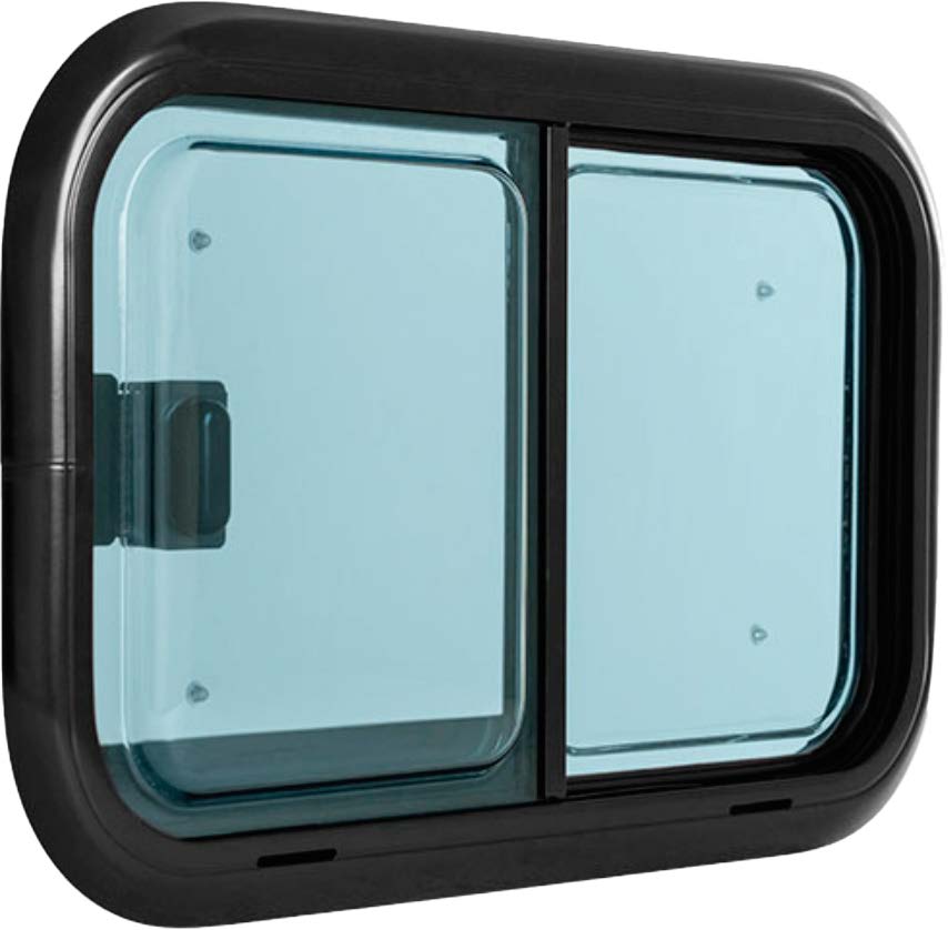 NORDVAN VanSlide+ campervan motorhome double glazed sliding window with blind and mosquito net - view 3