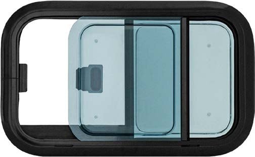 NORDVAN VanSlide+ campervan motorhome double glazed sliding window with blind and mosquito net - view 4