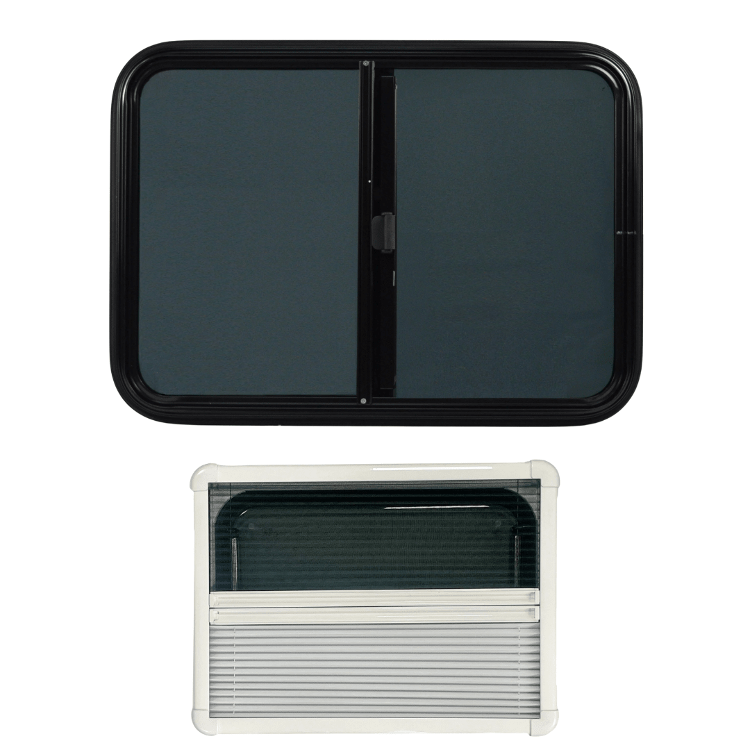 NORDVAN VanSlide campervan motorhome sliding window with blind and mosquito net - view 12