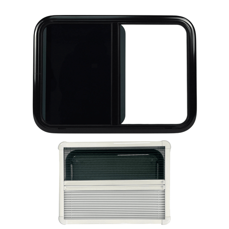 NORDVAN VanSlide campervan motorhome sliding window with blind and mosquito net - view 13