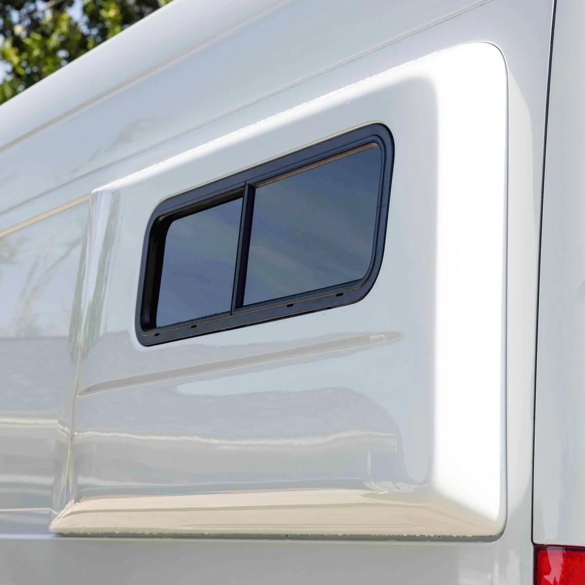 NORDVAN VanSlide sliding window for campervans and motorhomes with blind and mosquito net